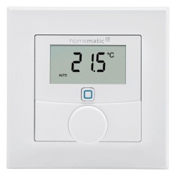 Homematic IP Smart Home Wandthermostat mit Luftfeuchtigkeitssensor, HmIP-WTH-1