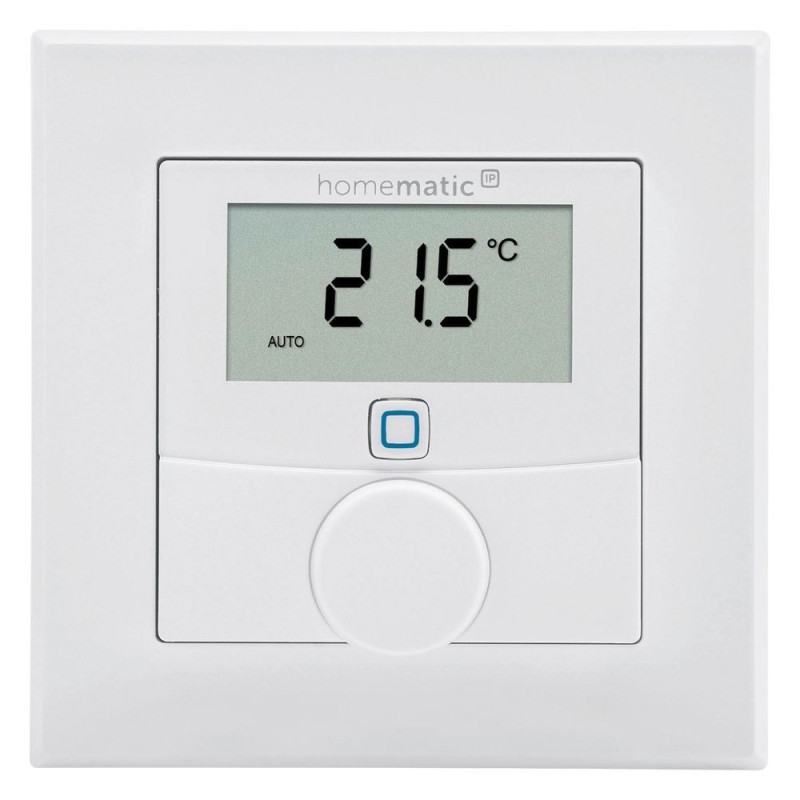 Homematic IP Smart Home Wandthermostat mit Luftfeuchtigkeitssensor, HmIP-WTH-1