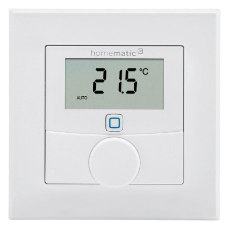 Homematic IP Smart Home Wandthermostat mit Luftfeuchtigkeitssensor, HmIP-WTH-1